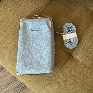 Light Blue Crossbody/clutch Bag